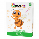 MA-A0302 Набор для Творчества Maxi Art, Игрушка из Фетра Пчёлка, 21 см