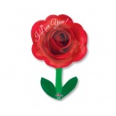 1207-2112 3184701 A Фигура Любовь Роза со стеблем 18"/45см шар фольгированный